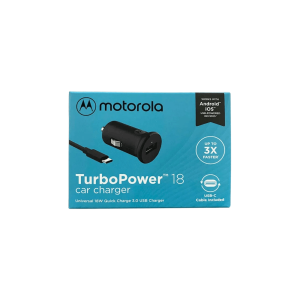 Cargador Auto Motorola TurboPower 18W Tipo C
