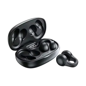 Auricular BT X58 negro de formato clip con estuche de carga