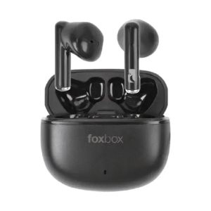 Auricular Foxbox Harmony TWS negro con estuche de carga