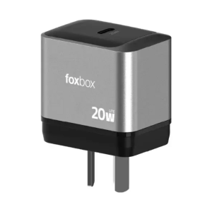 Cargador Foxbox Mega 3 20W LITE con un puerto USB-C