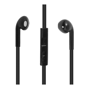 Auricular Karsen Jagger negro con micrófono y control en el cable