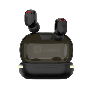 Auricular Karsen Katy TWS negro con estuche de carga