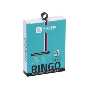 Packaging del Auricular Karsen Ringo